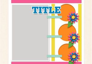 Free Digital Scrapbook Pages Templates Free Digital Scrapbooking Template March Challenge