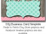 Free Diy Business Card Templates Diy Blank Business Card Template the Chloe Made to Match