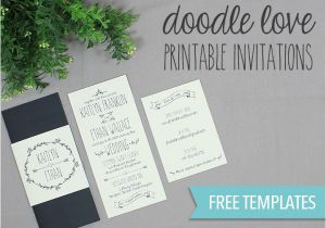 Free Diy Wedding Invites Templates Diy Tutorial Free Printable Wedding Invitation Set Boho