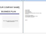 Free Downloadable Business Plan Template Business Plan Templates Free Download Free Business Template