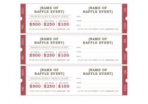 Free Downloadable Raffle Ticket Templates Raffle Ticket Template 14 Free Templates Free