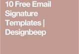 Free Dreamweaver Email Signature Template 15 Must See Email Signature Templates Pins Email