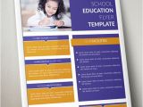 Free Educational Flyer Templates Free Standing Education Flyer Template Psd Titanui
