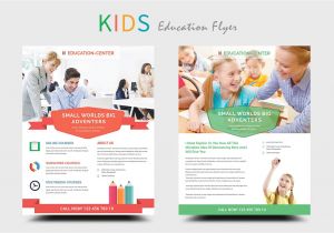 Free Educational Flyer Templates Kids Education School Flyers Flyer Templates Creative