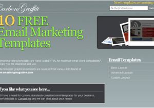 Free Email Advertising Templates 100 Free Responsive HTML E Mail E Newsletter Templates