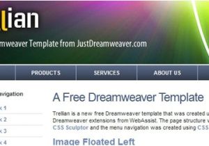 Free Email HTML Templates Dreamweaver Muddassir Khanani 30 Best Free Dreamweaver Templates