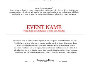 Free Email Invitation Templates for Word Email Invitation Templates Word Excel Samples