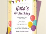 Free Email Invitation Templates for Word Free Email Birthday Invitation Template Download 906
