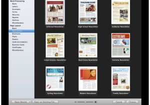 Free Email Newsletter Templates for Mac Create A Holiday Newsletter with Pages or Iphoto Macworld