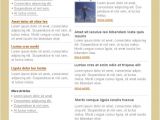 Free Email Newsletter Templates for Mac orange Email Marketing Newsletter Template Free Psd Files