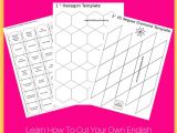 Free English Paper Piecing Hexagon Templates 1998 Best Hexagons English Paper Piecing Images On