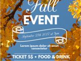 Free Fall event Flyer Templates Fall event Flyer Template Postermywall