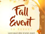 Free Fall event Flyer Templates Fall event Template Postermywall