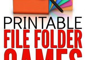 Free File Folder Game Templates 75 Free Printable File Folder Games for Kids From Abcs