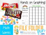 Free File Folder Game Templates Candy Graphing Printable