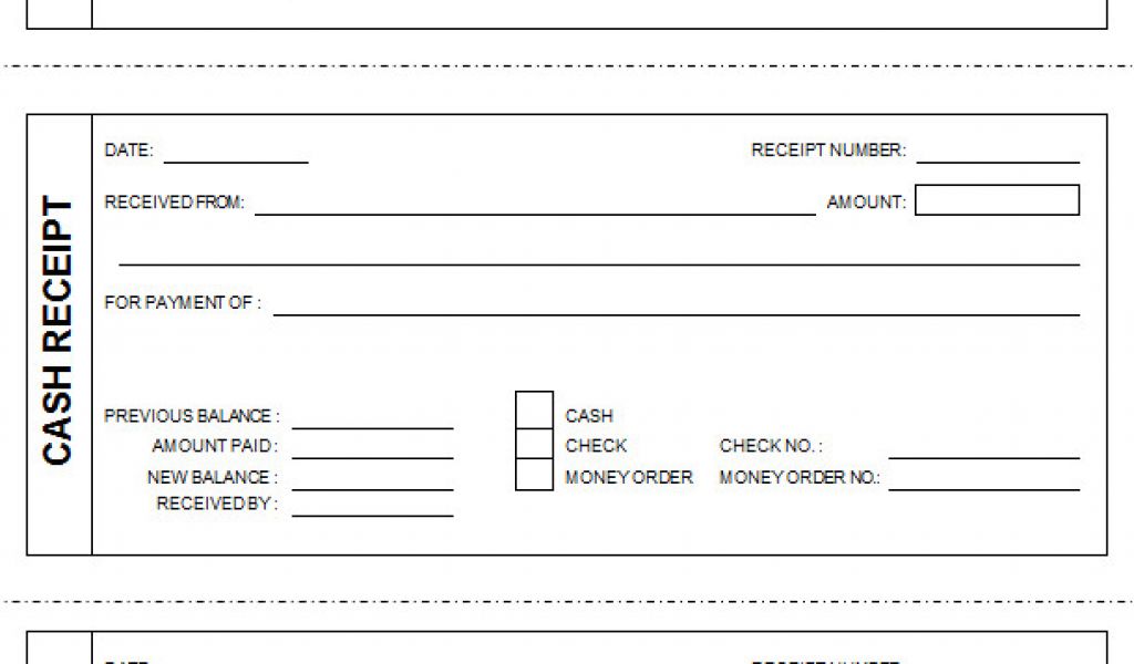 Free Fillable Cash Receipt Template Downloadable And Fillable Cash 