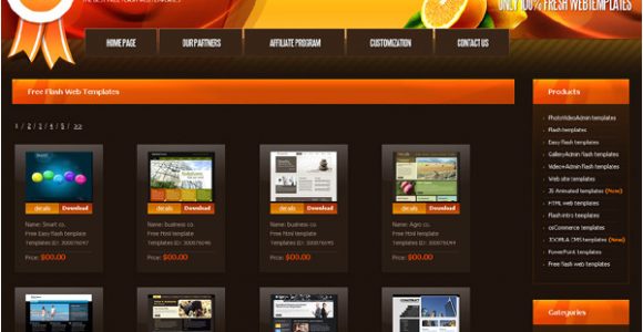 Free Flash Site Templates 30 Sites that Offer Free Website Templates and Free Flash