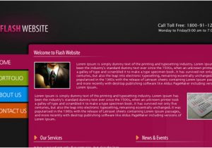 Free Flash Site Templates Showcase Of 25 Free Download Flash Website Templates
