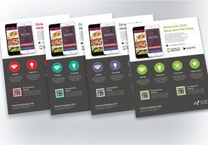 Free Flyer Design Templates App Mobile App Promotion Flyers Flyer Templates Creative
