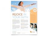 Free Flyer Template Designs for Word Christian Church Flyer Template Word Publisher