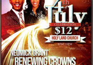 Free Flyer Templates for Church events 17 Church Program Fireworks Templates Psd Images