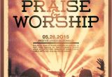 Free Flyer Templates for Church events Power Of Praise and Worship Church Flyer Template Best