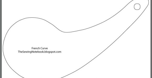 Free French Curve Template the Sewing Notebook Free Printable Patternmaking tools