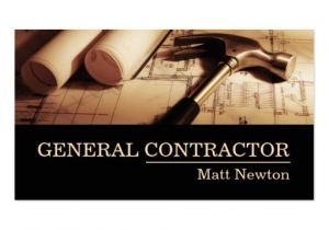 Free General Contractor Business Card Templates General Contractor Builder Manager Construction Business