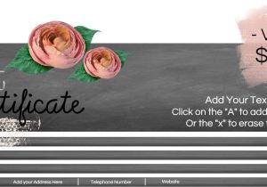 Free Gift Certificate Template with Logo Gift Certificate Template with Logo