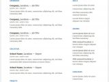 Free Google Resume Templates 12 Free Minimalist Professional Microsoft Docx and Google