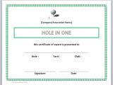 Free Hole In One Certificate Template 13 Free Certificate Templates for Word Microsoft and