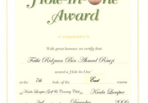 Free Hole In One Certificate Template Fathi 3