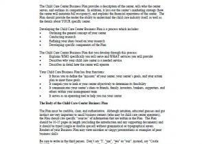 Free Home Daycare Business Plan Template Daycare Business Plan Template 12 Free Word Excel Pdf