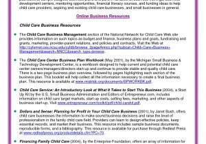Free Home Daycare Business Plan Template Home Daycare Business Plan Smalltowndjs Com