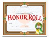 Free Honor Roll Certificate Template Certificates Honor Roll Gold Banner