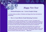 Free HTML Email Template Happy New Year Happy New 2012 Year Free HTML E Mail Templates