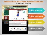Free HTML Templates for Ebay Professional Ebay HTML Listing Template for Only 39 99