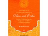Free Indian Wedding Invitation Email Template Indian Wedding Blessings Invitations Cards On Pingg Com