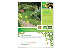 Free Lawn Care Flyer Template for Microsoft Word Lawn Mowing Service Flyer Template Word Publisher