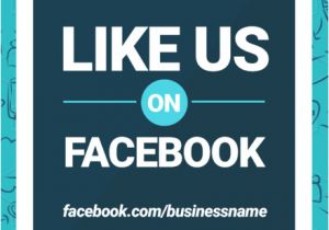 Free Like Us On Facebook Flyer Template Like Us On Facebook Easil