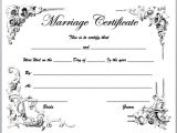 Free Marriage Certificate Template Marriage Certificate Template Microsoft Word Templates