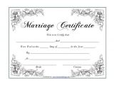 Free Marriage Certificate Template Marriage Certificate Template Tryprodermagenix org