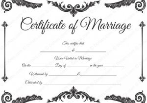 Free Marriage Certificate Template Royal Corner Marriage Certificate Template Dotxes
