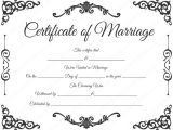 Free Marriage Certificate Template Traditional Corner Marriage Certificate Template Dotxes