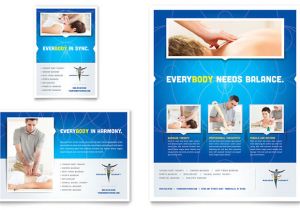 Free Massage Flyer Templates Reflexology Massage Flyer Ad Template Design