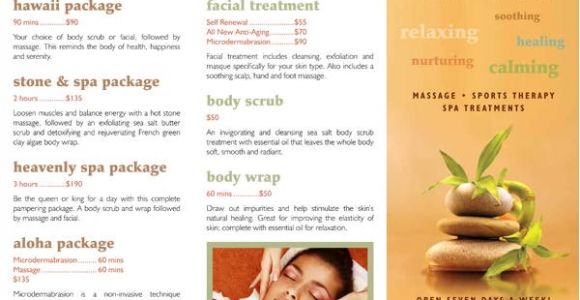 Free Massage therapy Brochure Templates 7 Massage Brochures Printable Psd Ai Indesign Vector