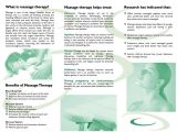 Free Massage therapy Brochure Templates Free Downloadable Massage therapy Brochures Design by