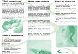 Free Massage therapy Brochure Templates Free Downloadable Massage therapy Brochures Design by