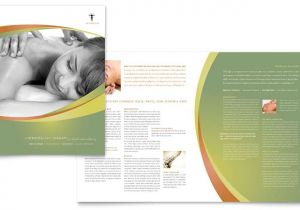 Free Massage therapy Brochure Templates Massage Chiropractic Brochure Template Design