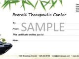 Free Massage therapy Gift Certificate Template 6 Best Images Of Massage Gift Certificate Template